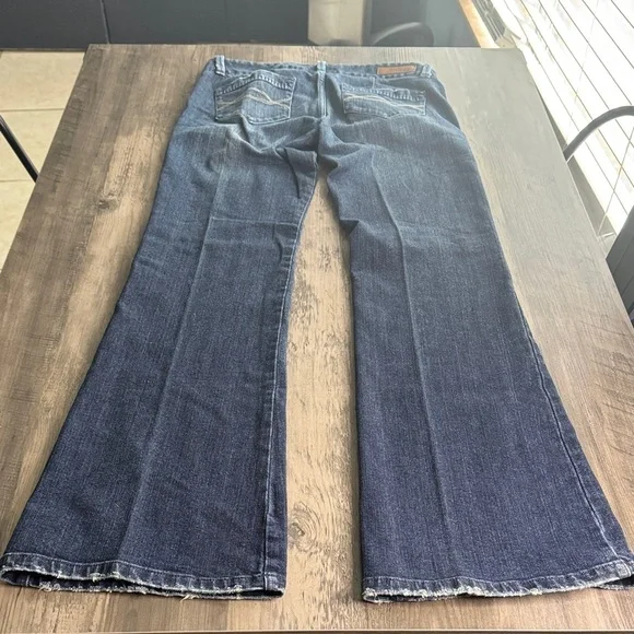 Abercrombie & Fitch Vintage Indigo 90s Low Rise Flare Jeans - Picture 5 of 7